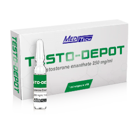 استروئید تزریقی تستوسترون انانتات 250 مدیتک فارما testosterone enanthate 250 meditech pharma