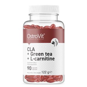 سی ال ای، چای سبز و کارنیتین استروویت 90 عددی OstroVit CLA + Green Tea + L-carnitine